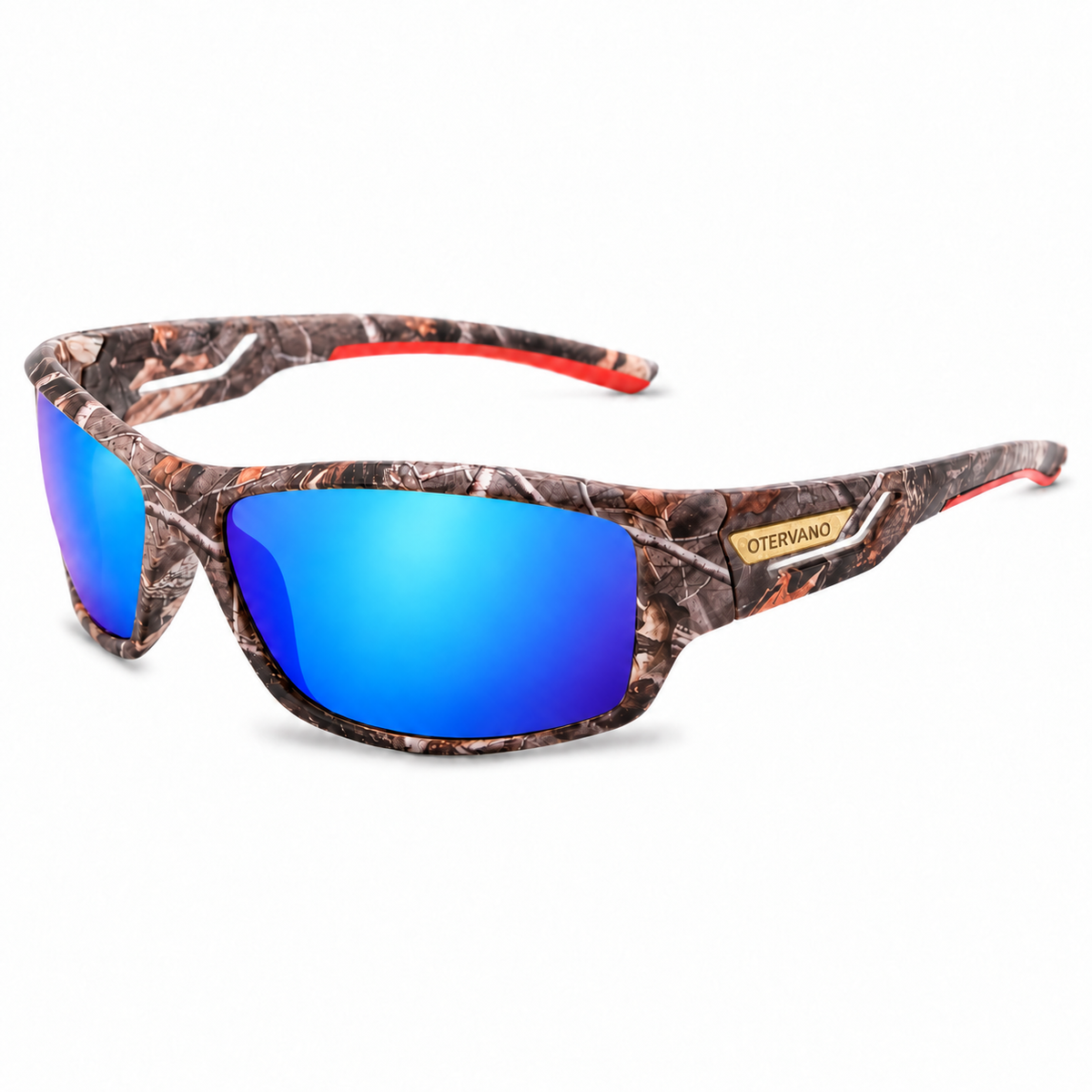 SOTO Camuflaje · Mica espejo azul — Lentes polarizados de armazón camuflado | Otervano