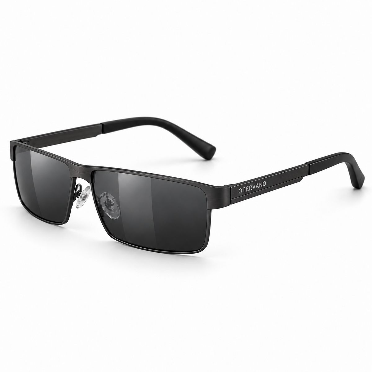 MEANDRO Negro · Mica fotocromática polarizada — Lentes fotocromáticos polarizados de acero | Otervano