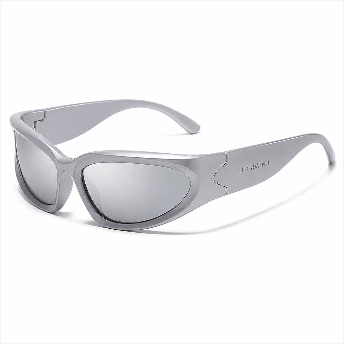 TALCO Plata · Mica espejo plata — Lentes polarizados envolventes para pesca | Otervano