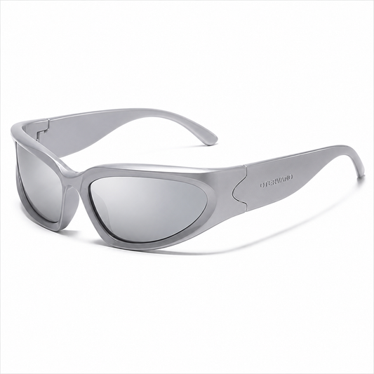 TALCO Plata · Mica espejo plata — Lentes polarizados envolventes para pesca | Otervano