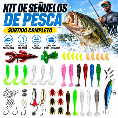 Kit de Señuelos Blandos y Duros — CARDUMEN