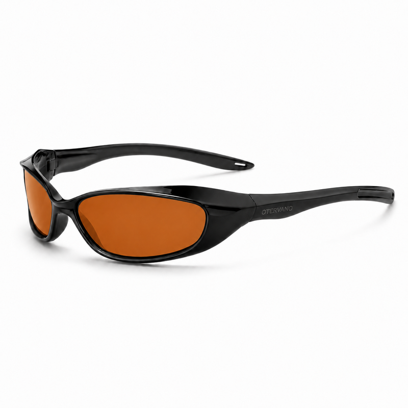RIBERA Negro · Mica café — Lentes polarizados de perfil ligero | Otervano