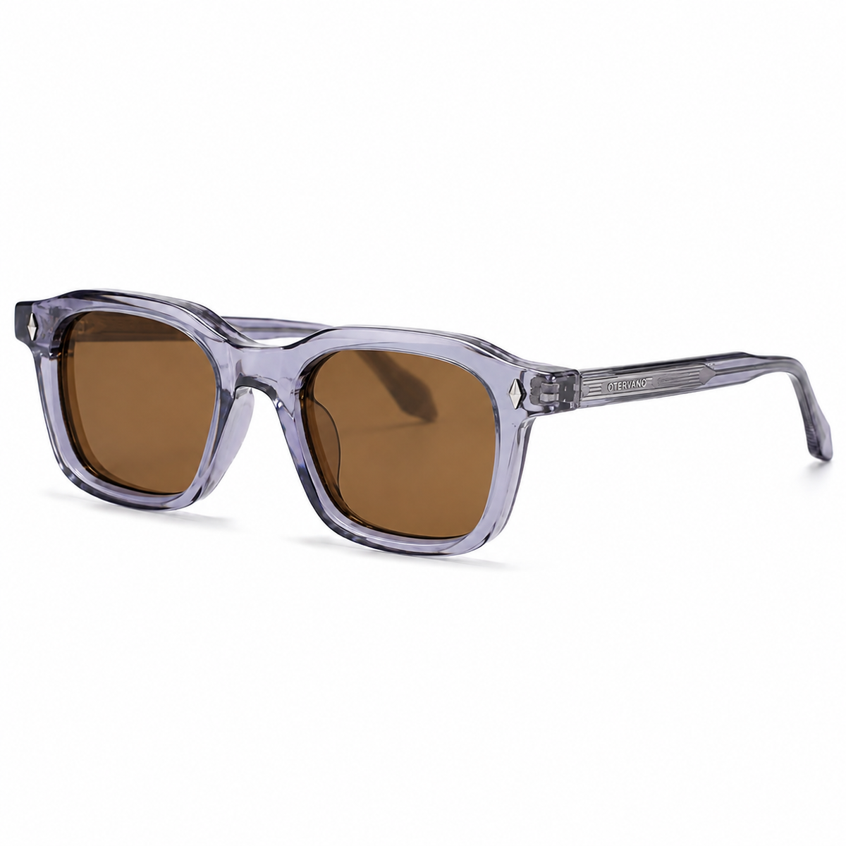 VETA Gris translúcido · Mica café — Lentes polarizados de acetato | Otervano