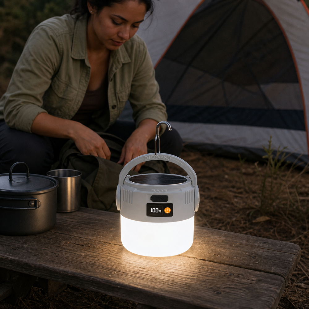 Otervano NOVA — Lámpara de camping solar y USB-C — imagen 4