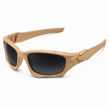 TALUD Beige · Mica gris — Lentes polarizados envolventes para pesca | Otervano