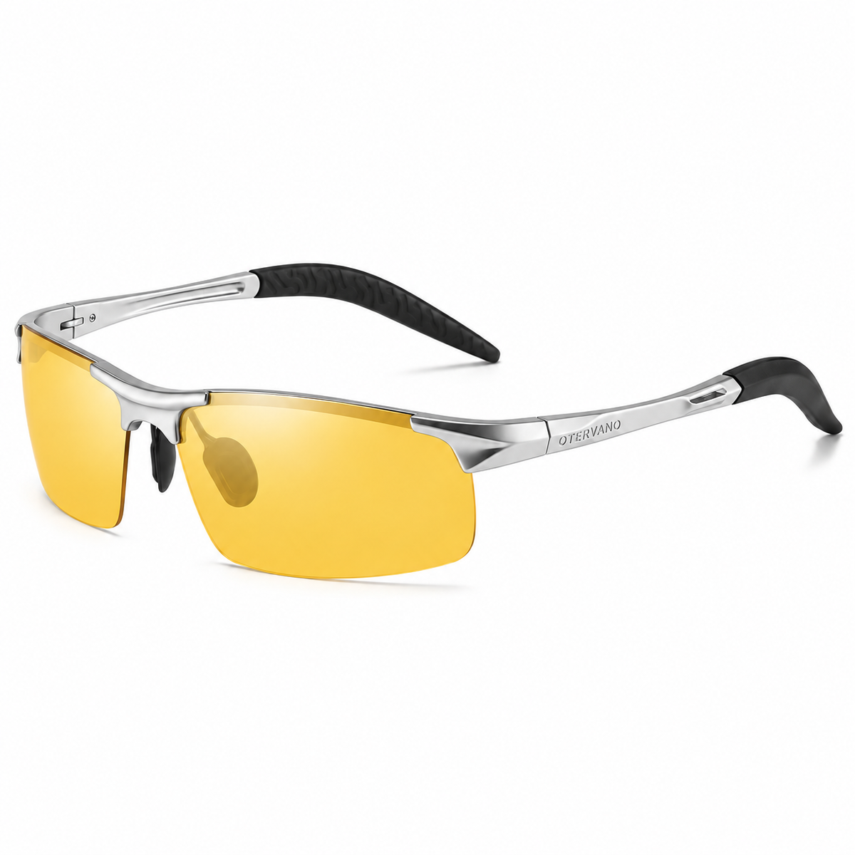 NEBLINA Plata · Mica ámbar fotocromática — Lentes fotocromáticos de aluminio | Otervano