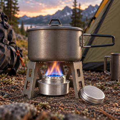 Hornillo de Alcohol para Camping — ENCLAVE