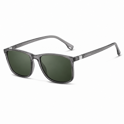 VEREDA Gris · Mica verde — Lentes polarizados retro de TR90 | Otervano