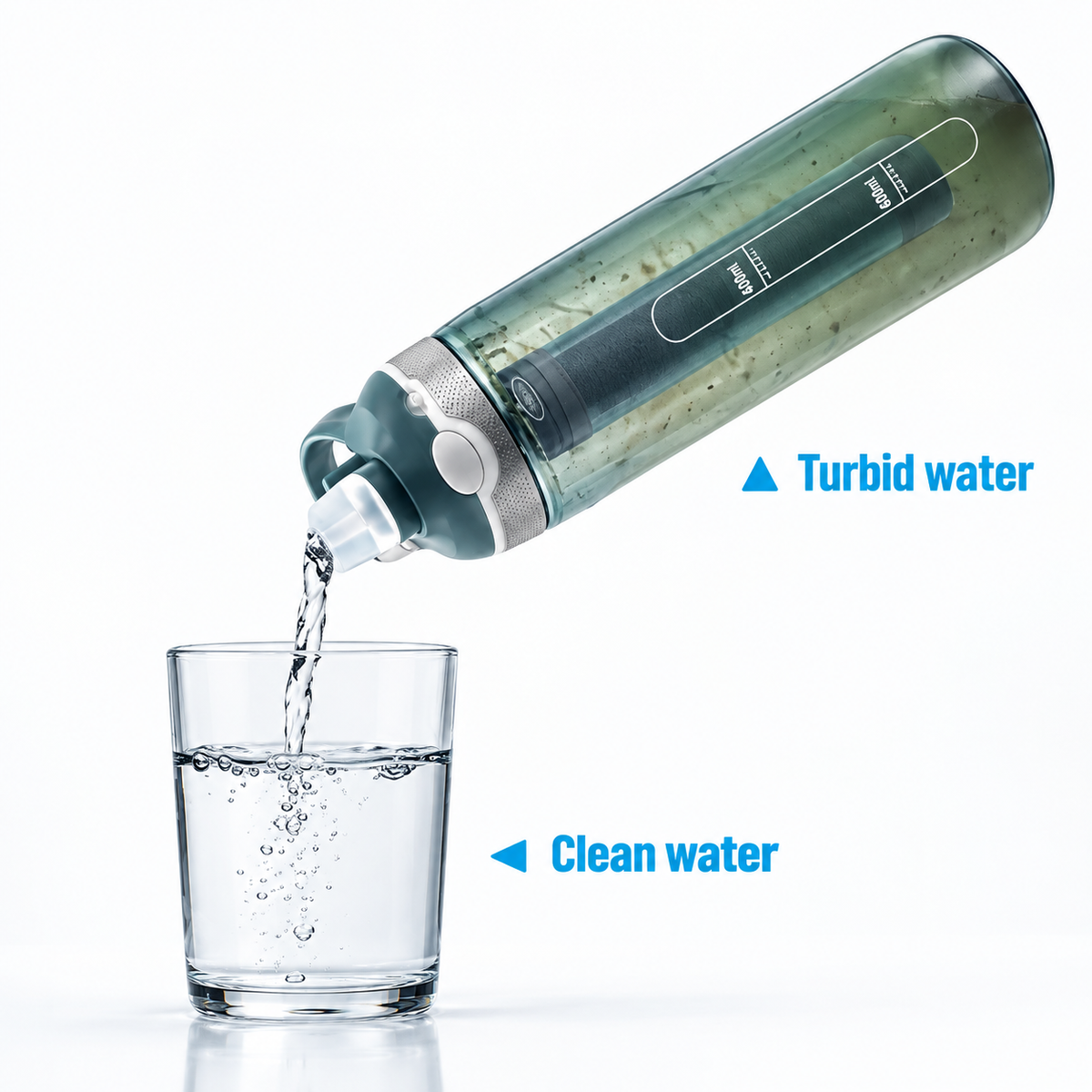 Botella con Filtro de Agua — MANANTIAL