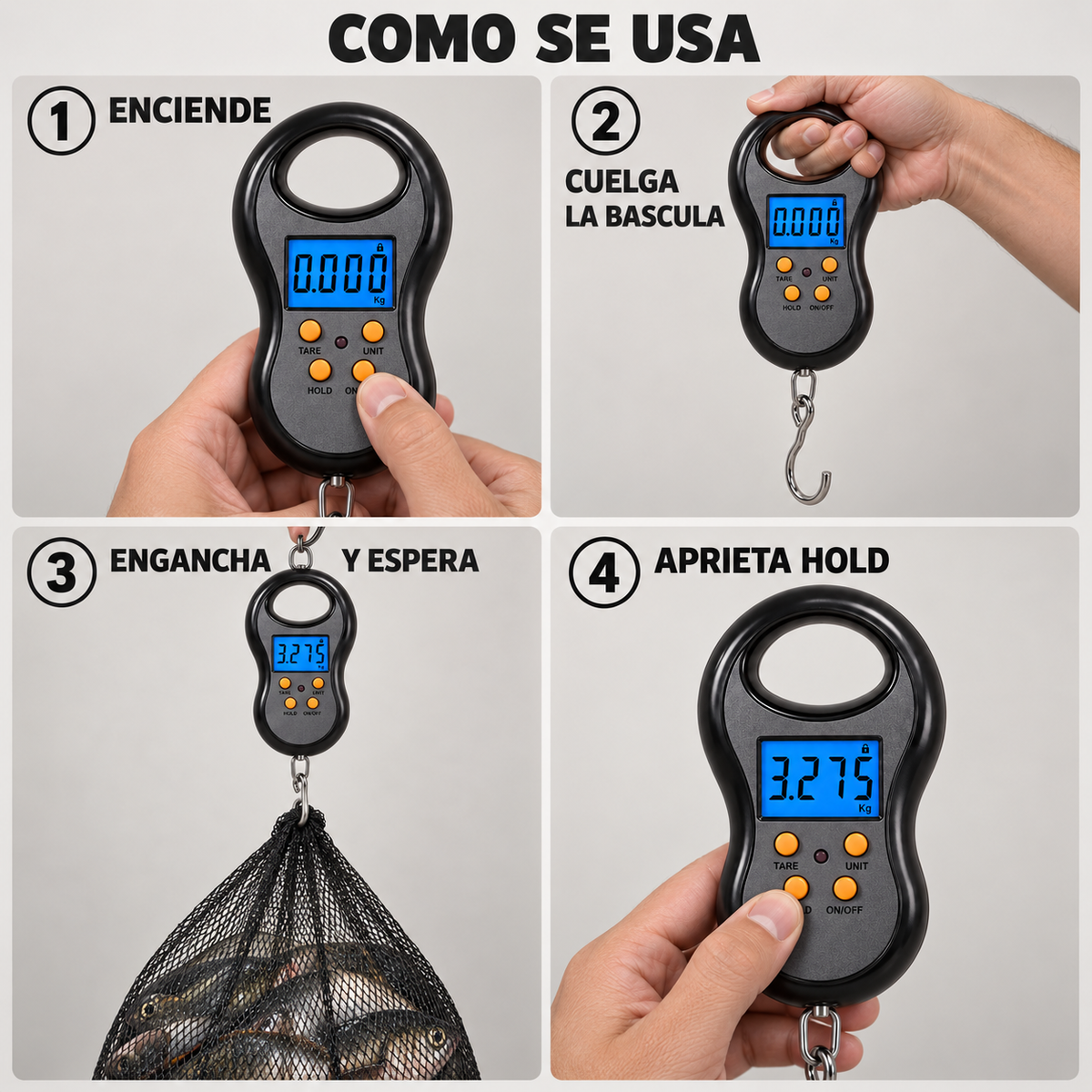Balanza Digital de Gancho — QUINTAL
