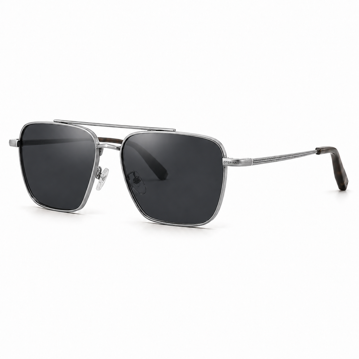 OTERO Plata · Mica gris — Lentes polarizados de doble puente | Otervano