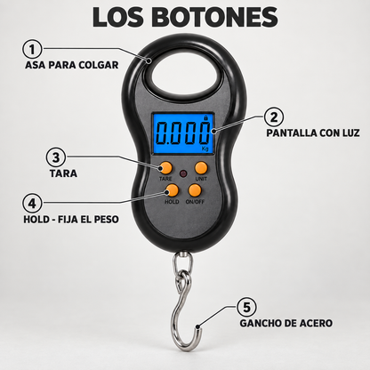 Balanza Digital de Gancho — QUINTAL