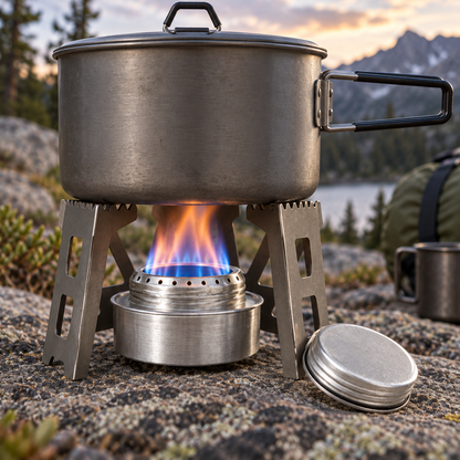 Hornillo de Alcohol para Camping — ENCLAVE