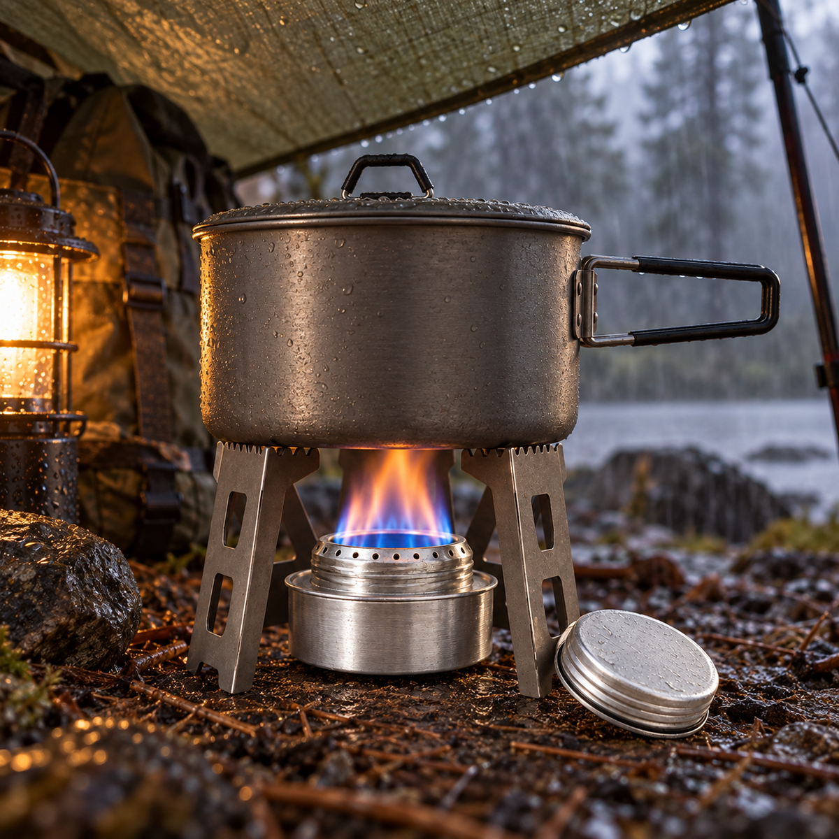 Hornillo de Alcohol para Camping — ENCLAVE