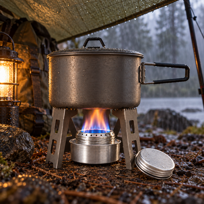 Hornillo de Alcohol para Camping — ENCLAVE