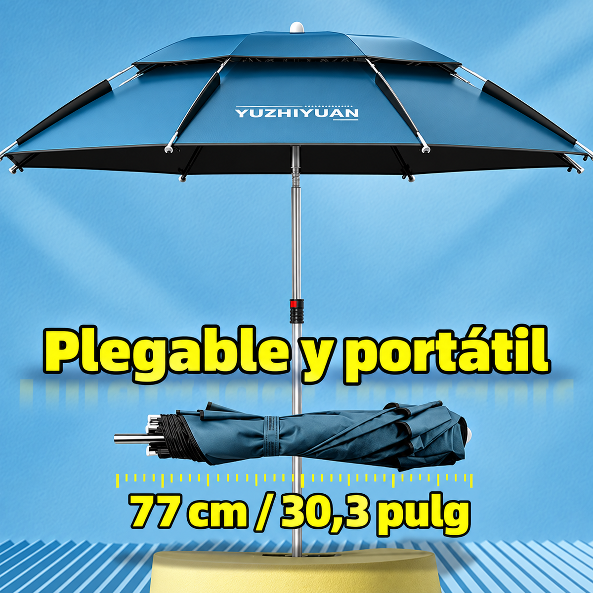 Sombrilla Telescópica para Pesca — UMBRÍA