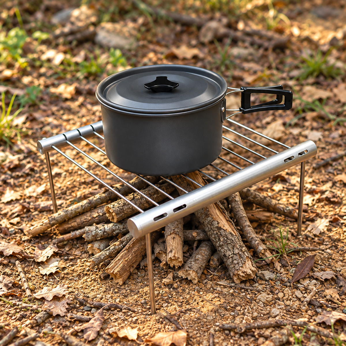 Parrilla Plegable de Carbón Portátil — PARAJE