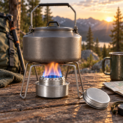 Hornillo de Alcohol para Camping — ENCLAVE