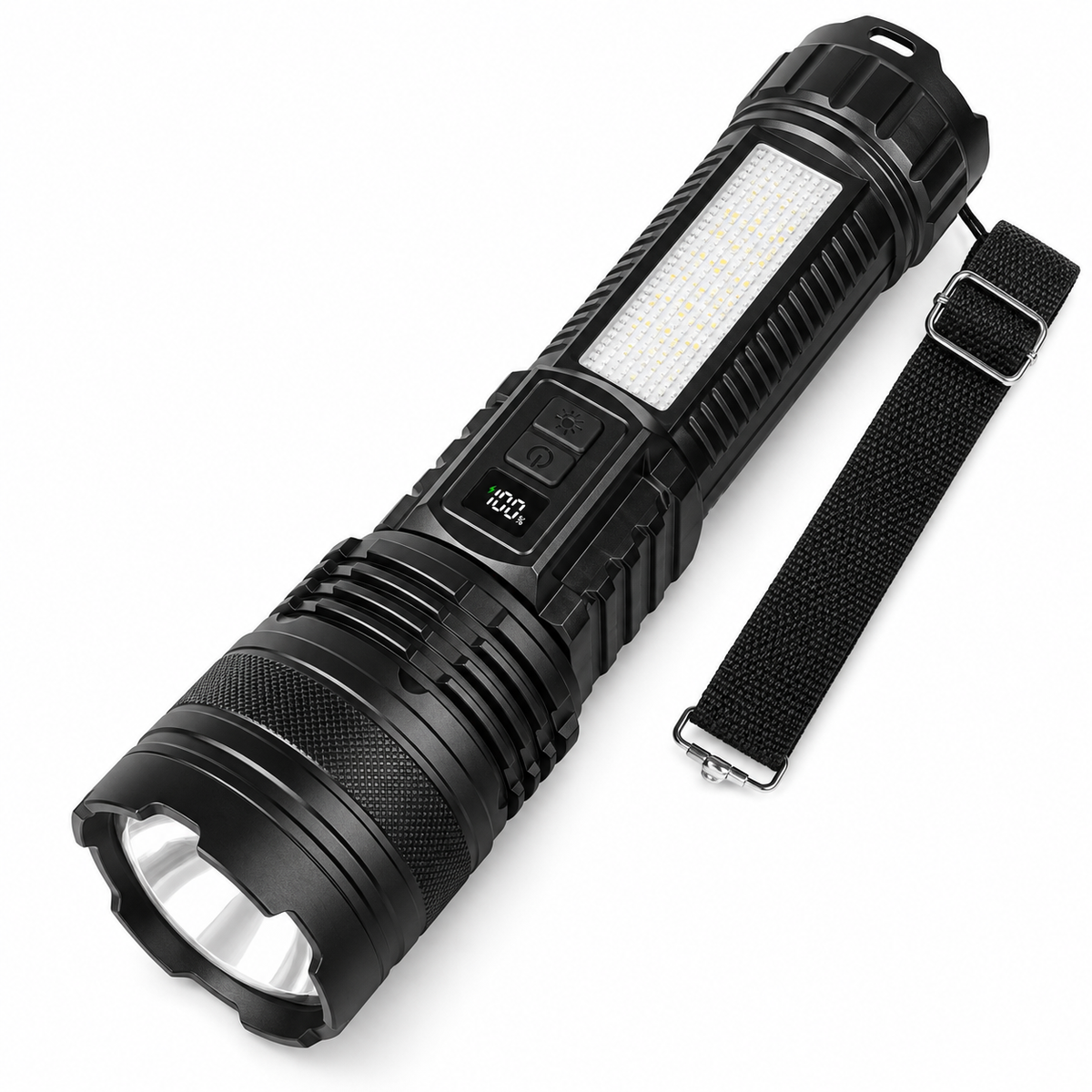 Linterna LED Recargable de Largo Alcance — ROBLEDO