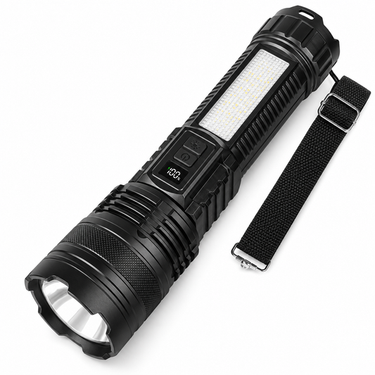 Linterna LED Recargable de Largo Alcance — ROBLEDO