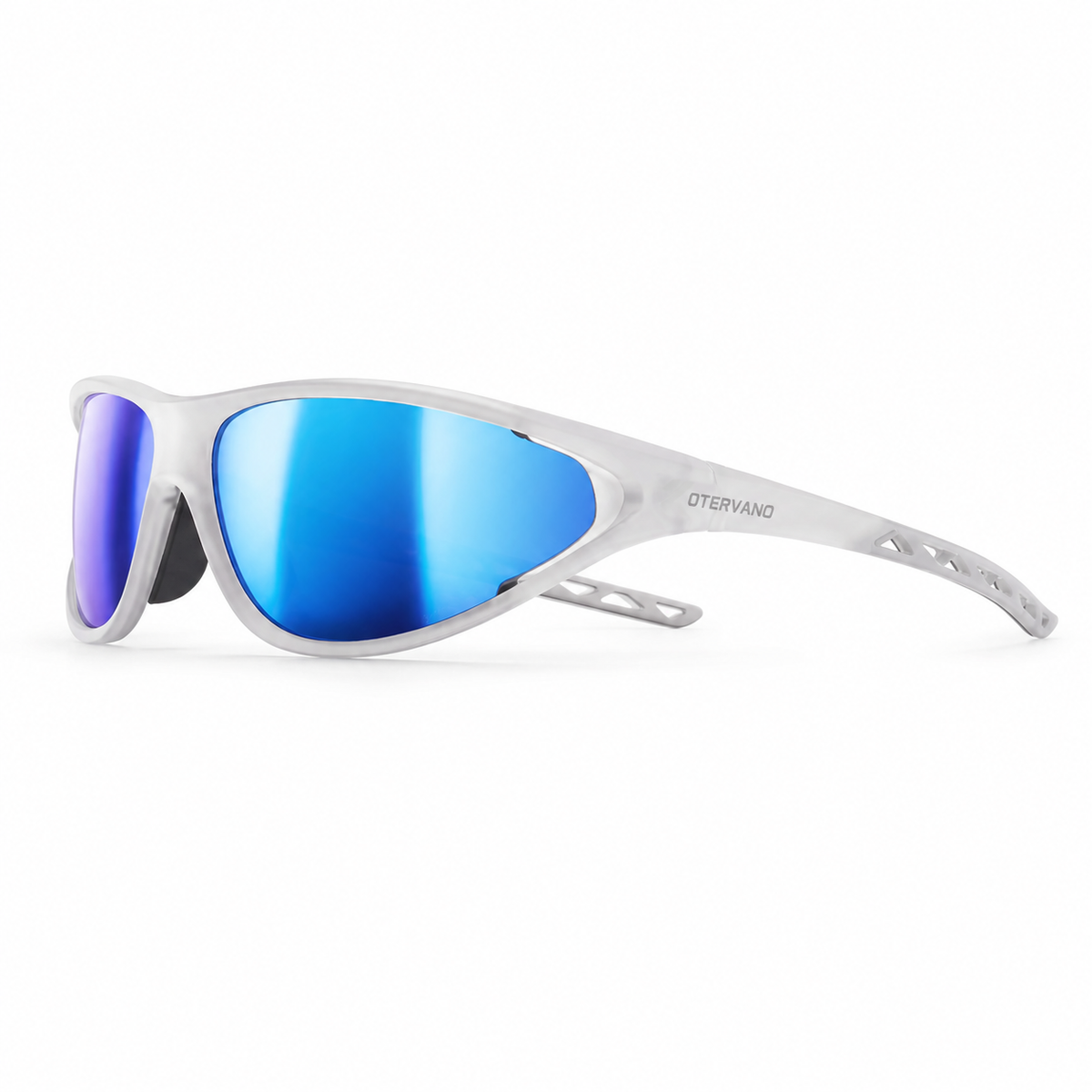 SENDA Blanco · Mica espejo azul — Lentes polarizados de TR90 | Otervano