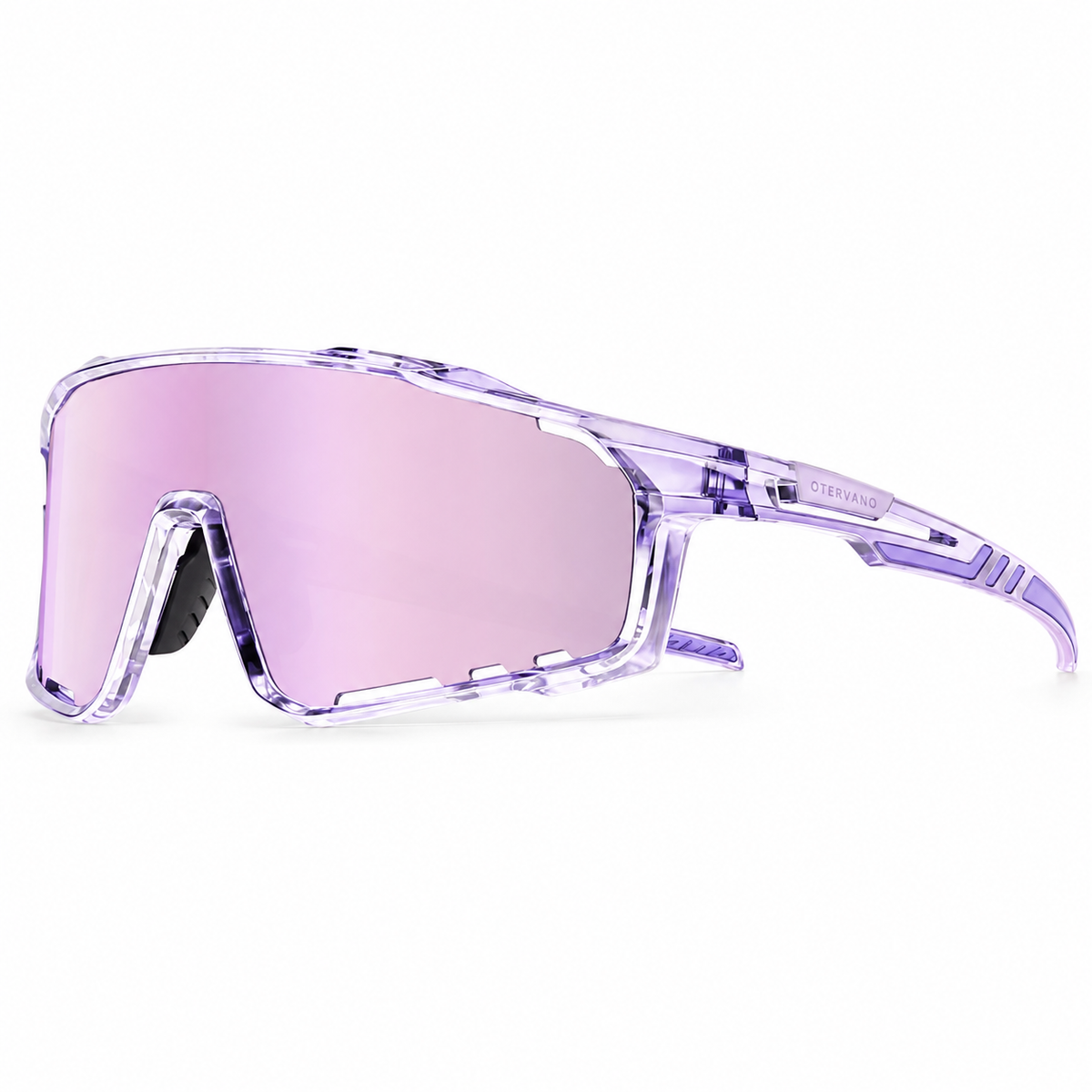 BRISA Lila translúcido · Mica espejo rosa — Lentes polarizados de mica única | Otervano