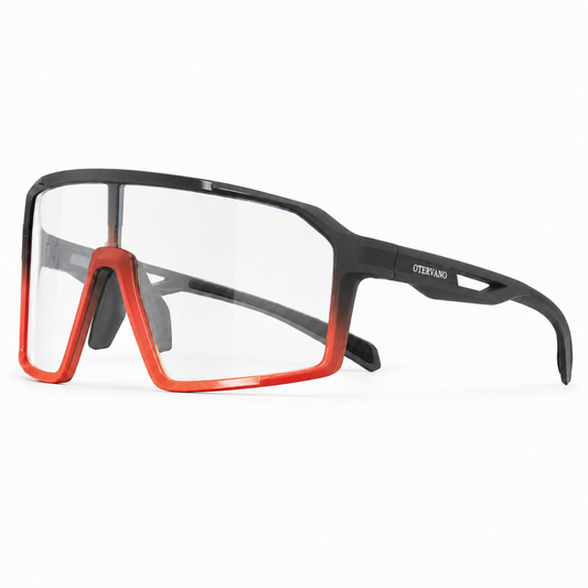 UMBRAL Negro y rojo · Mica fotocromática — Lentes fotocromáticos envolventes | Otervano