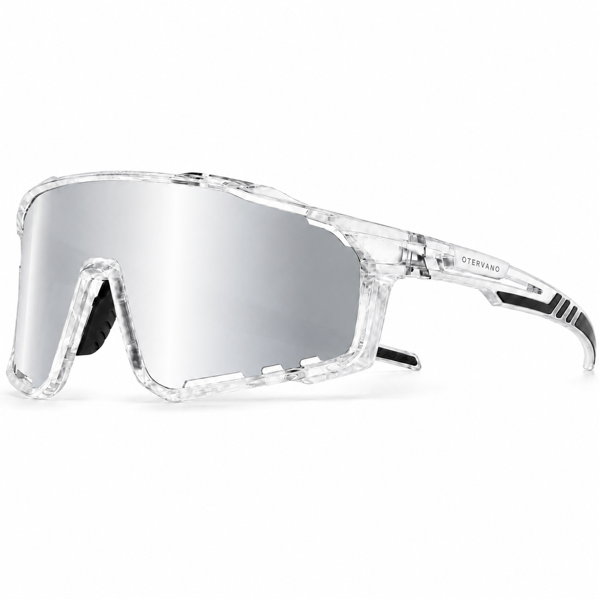 BRISA Transparente · Mica espejo plata — Lentes polarizados de mica única | Otervano