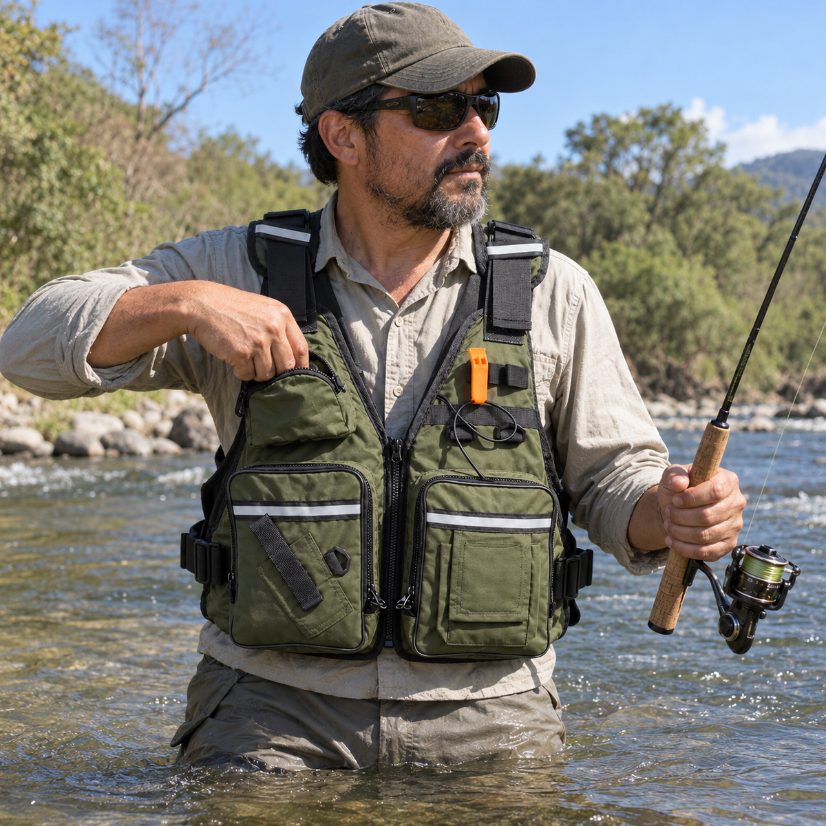 Chaleco de Pesca Ajustable — PROA