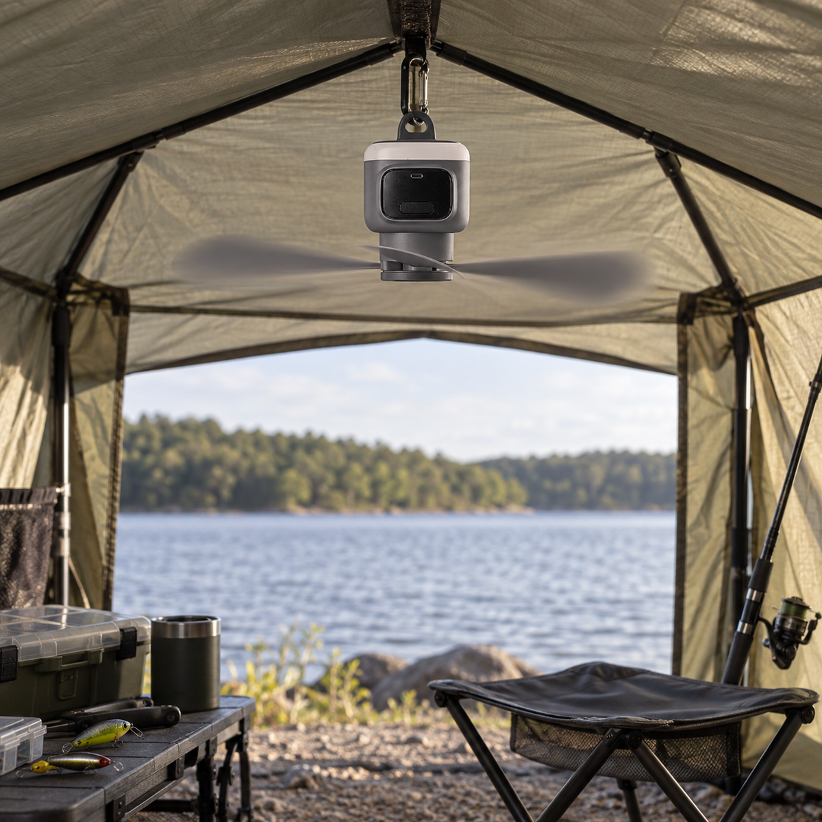 Ventilador de Camping Recargable — CIERZO