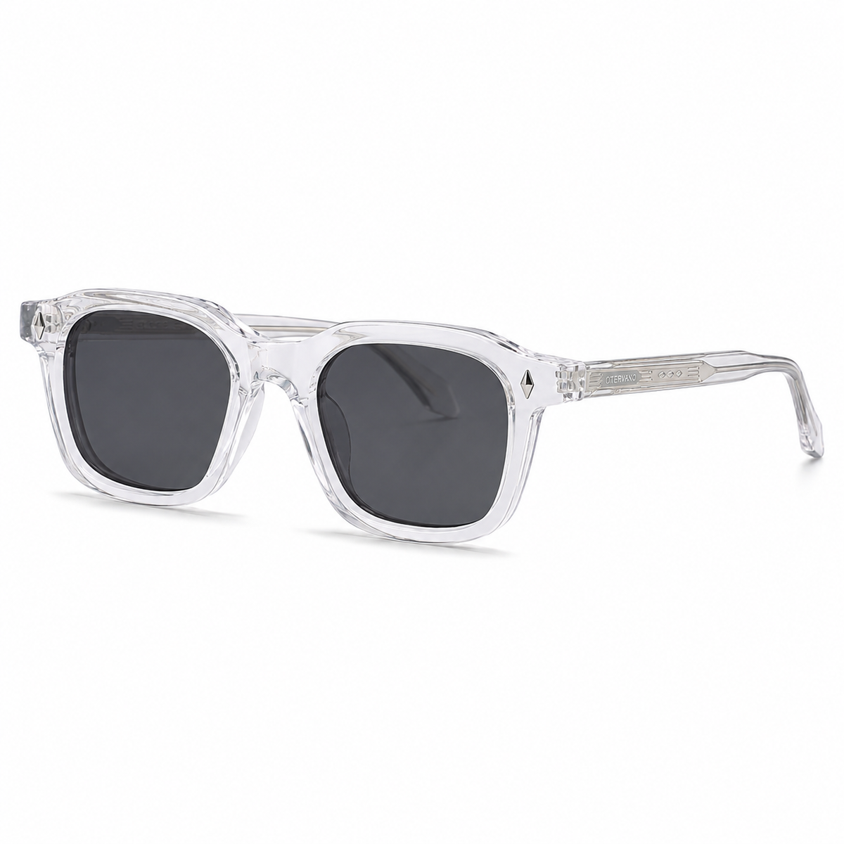 VETA Transparente · Mica gris — Lentes polarizados de acetato | Otervano