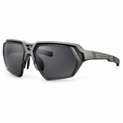 BOCANA Gris · Mica fotocromática no polarizada — Lentes polarizados de armazón facetado | Otervano