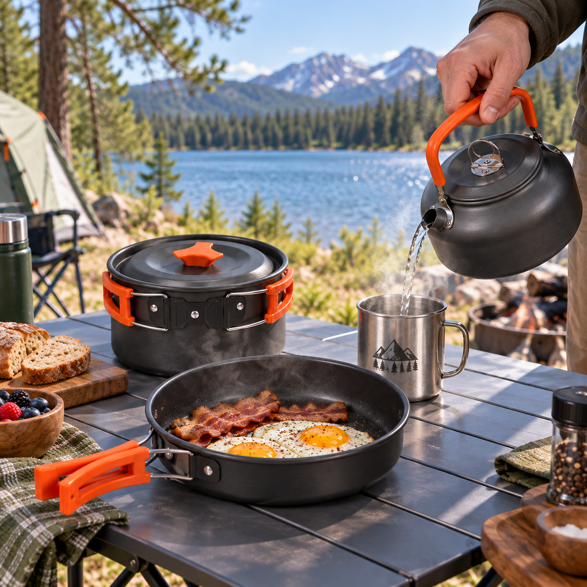 Set de Cocina de Camping — FOGÓN