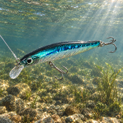 Señuelo Duro Tipo Minnow Hundido — AGUJA