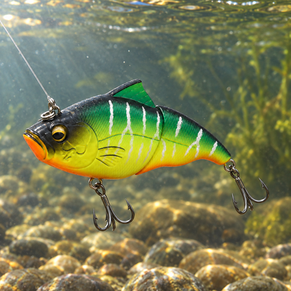 Crankbait sin Labio (lipless) de Cuerpo Plano — ALETA