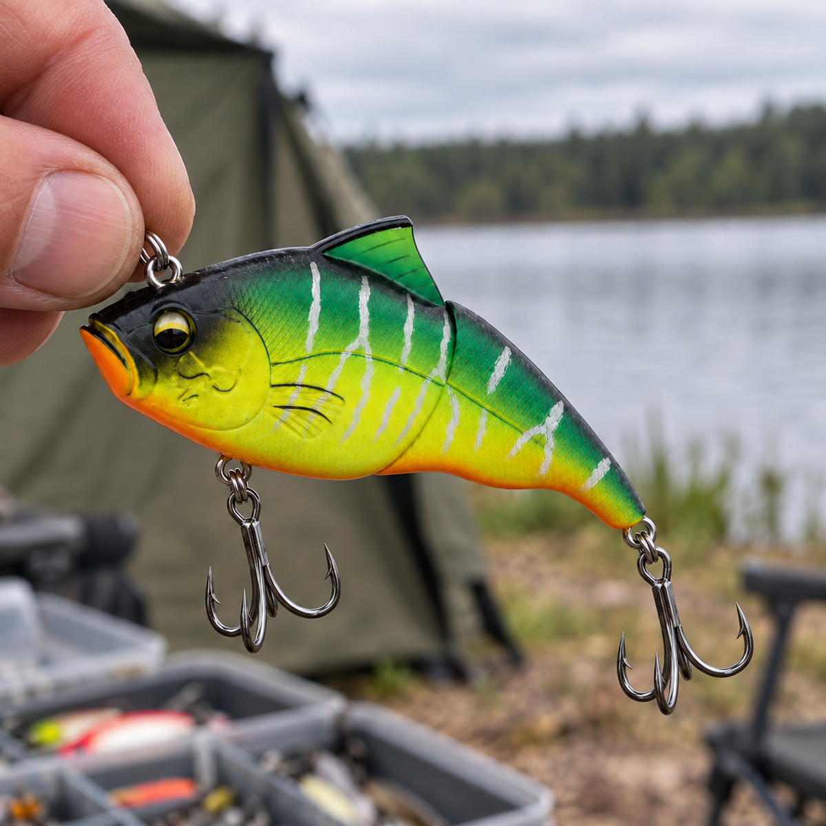 Crankbait sin Labio (lipless) de Cuerpo Plano — ALETA