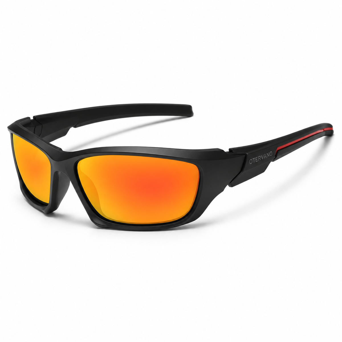 CANTIL Negro · Mica espejo naranja — Lentes polarizados de TR90 flexible | Otervano