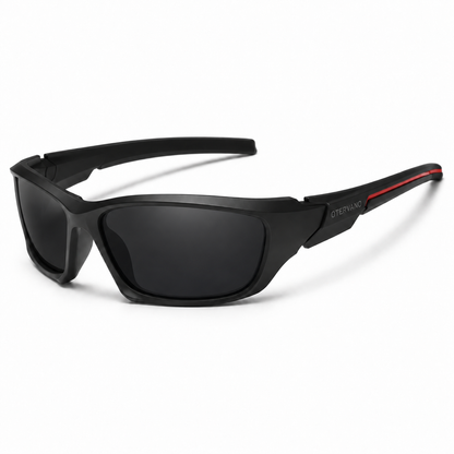 CANTIL Negro · Mica gris — Lentes polarizados de TR90 flexible | Otervano