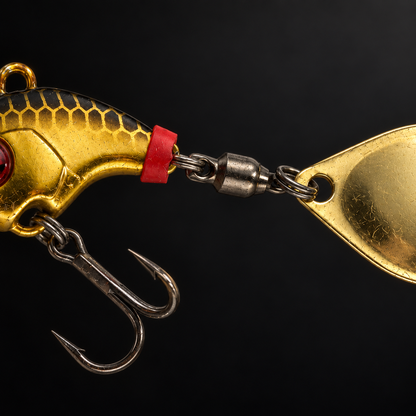 Tail Spinner Metálico con Pala Trasera — CHOPA