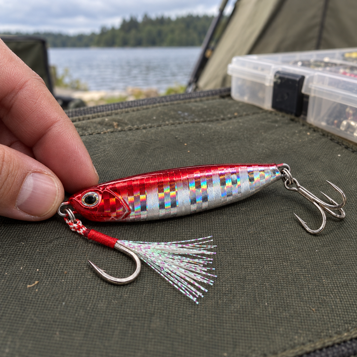 Jig Metálico para Casting y Jigging — DESTELLO