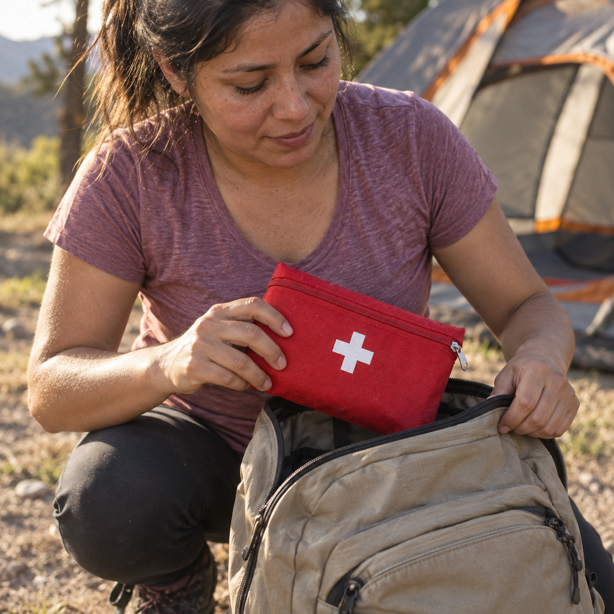 BAÚL campamento rojo