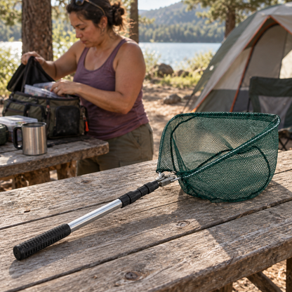 CAPACHO campamento mujer verde
