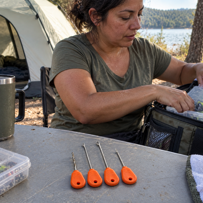 CINCEL camping mujer naranja