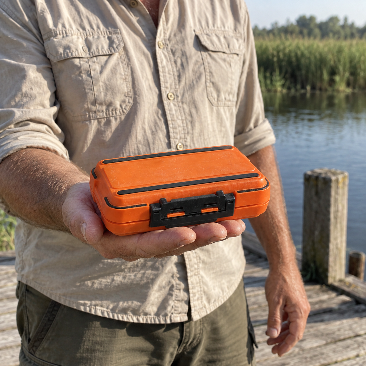 COFRE muelle naranja l