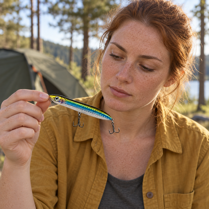 FOGONAZO camping mujer dorado azul plata