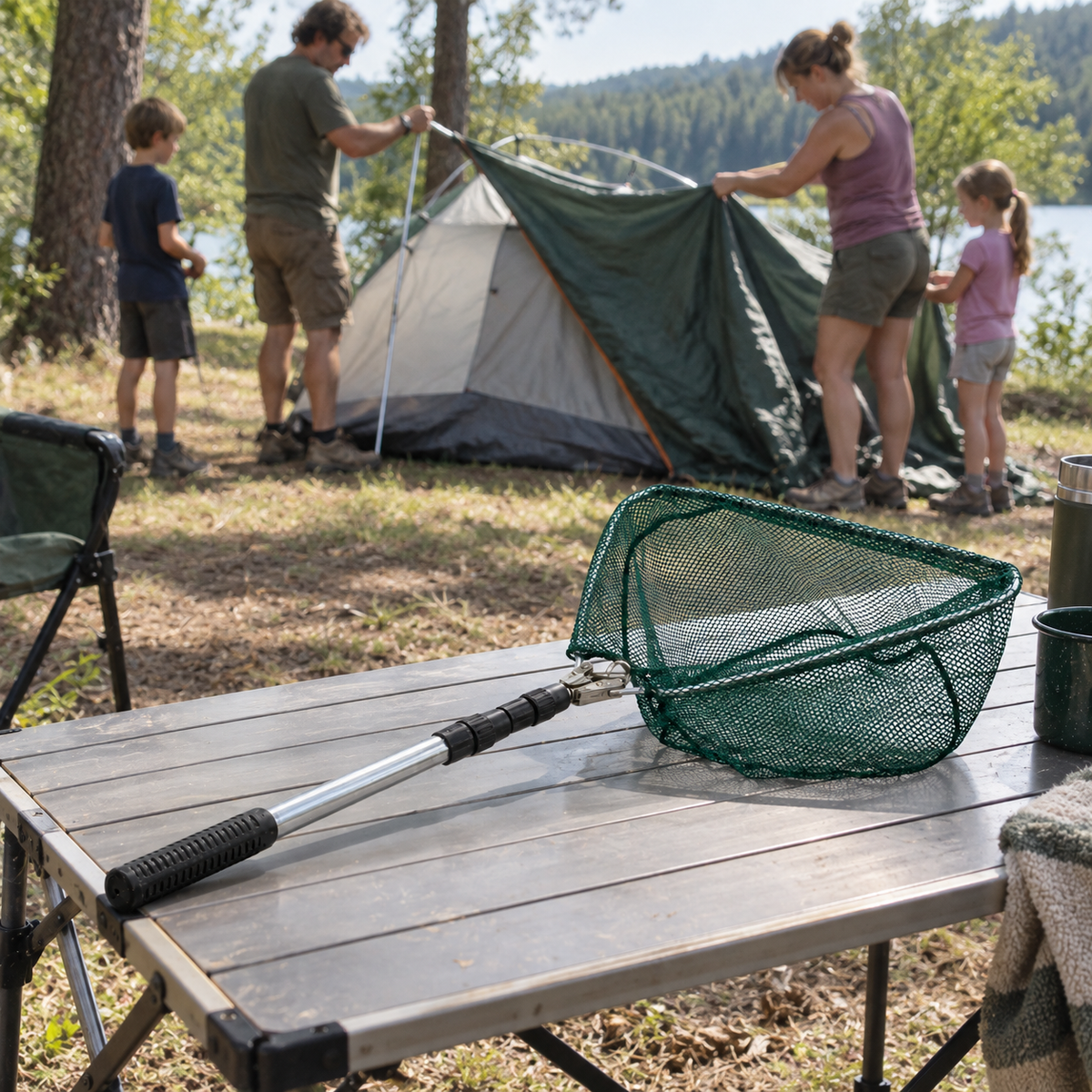 CAPACHO campamento familia verde