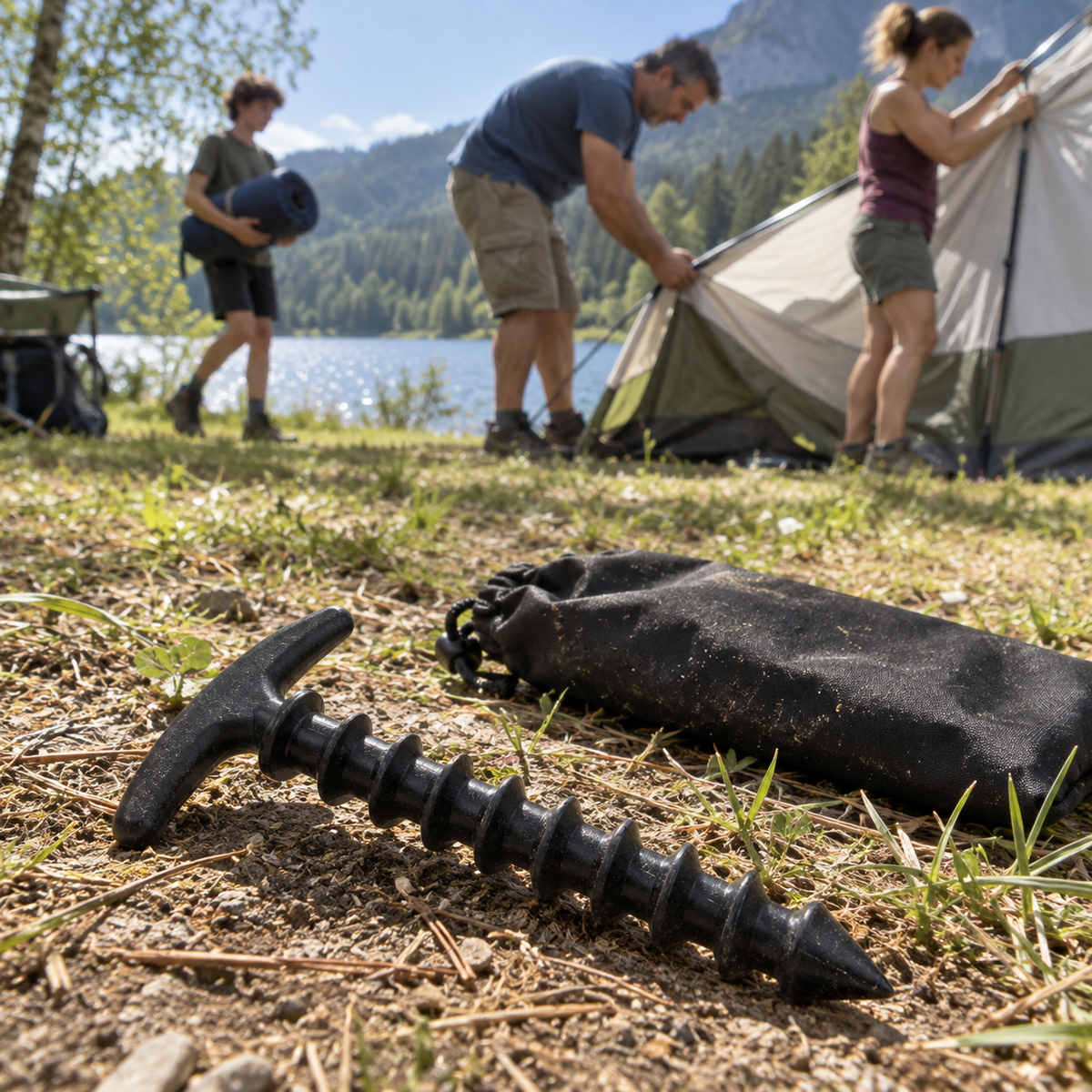 CLAVIJA camping familia negro
