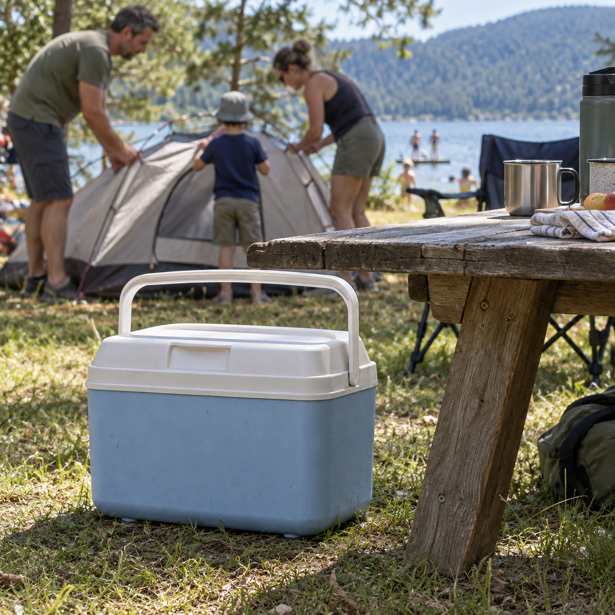 ESCARCHA campamento familia marea