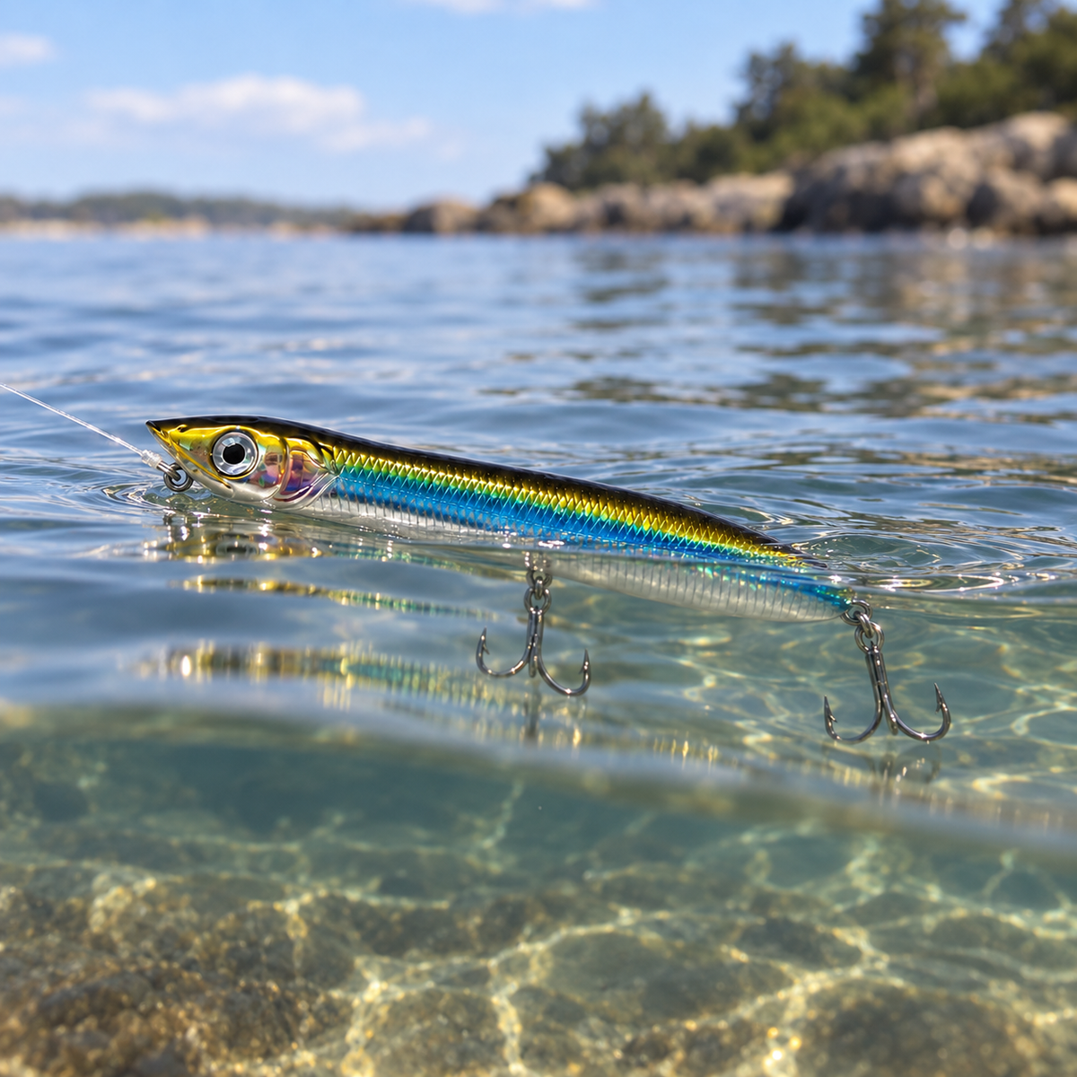 Señuelo Flotante de Superficie para Mar — FOGONAZO
