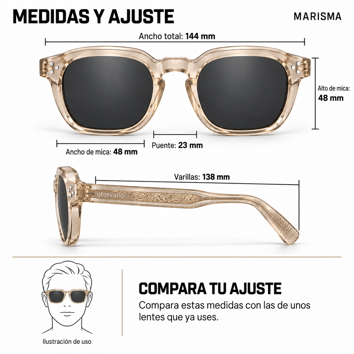 MARISMA — Medidas y ajuste